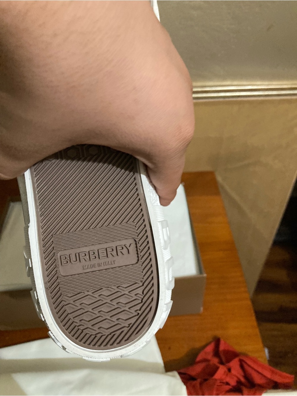 Burberry Black and White Branded Dust Bag - Picture 2 of 7